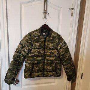 Women's Helly Hansen Down and Feather Puffer Jacket Size Medium